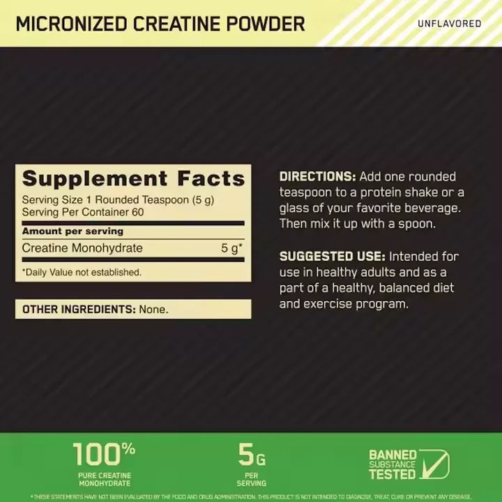 PureCore Creatine – Micronized Creatine Monohydrate Powder