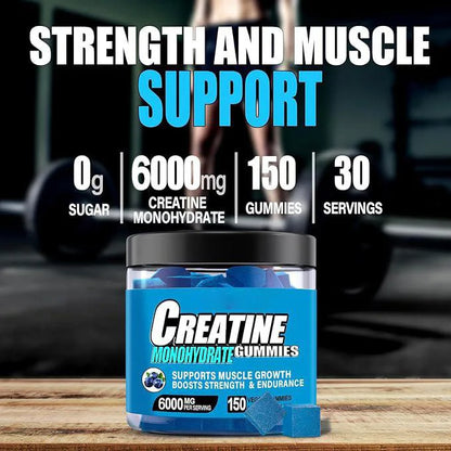 Sugar-Free Creatine Monohydrate Gummies