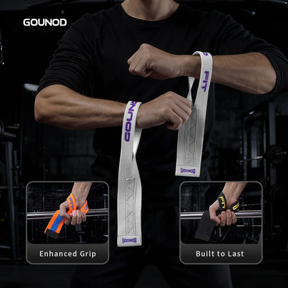 GripForce Pro – Lifting Straps for Strength Training (2-Pack)
