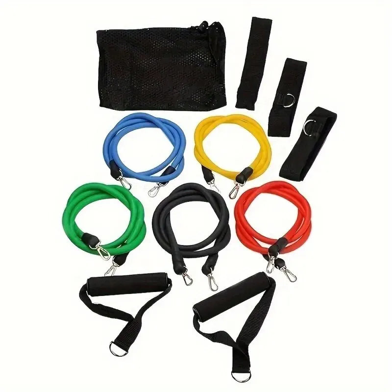 FlexTrain Pro – 11-Piece Resistance Bands Home Workout Set
