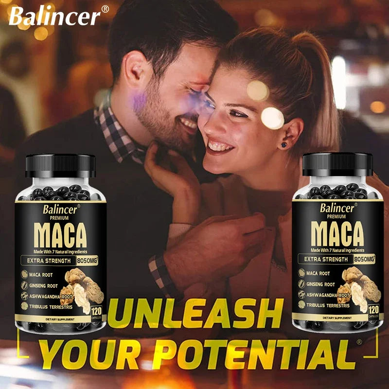 VitalCore Black Maca – Extra Strength Herbal Capsules (8050mg)