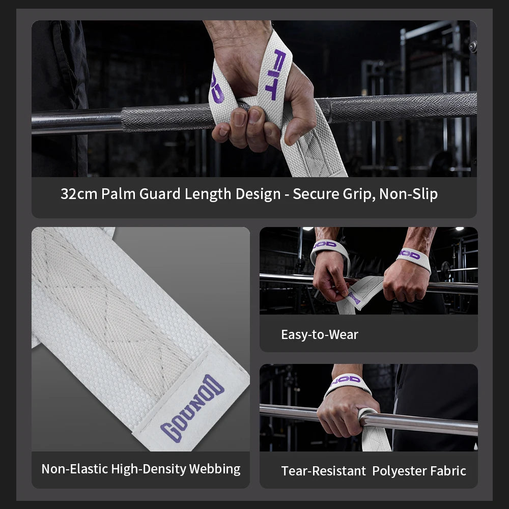 GripForce Pro – Lifting Straps for Strength Training (2-Pack)