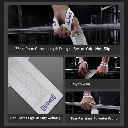 GripForce Pro – Lifting Straps for Strength Training (2-Pack)