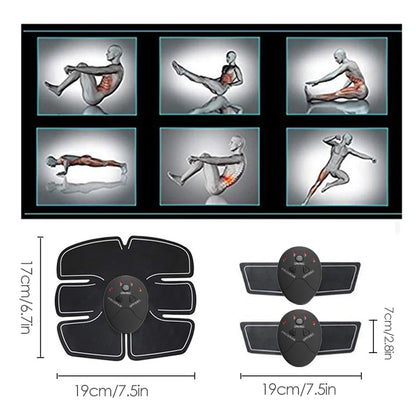 EMS Muscle Stimulator Trainer – Wireless Ab & Body Toning Fitness Device