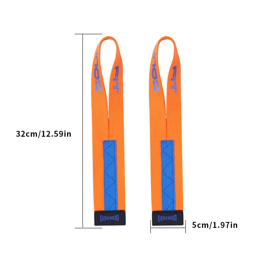 GripForce Pro – Lifting Straps for Strength Training (2-Pack)