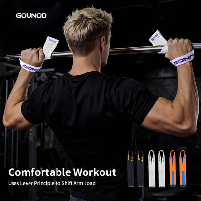 GripForce Pro – Lifting Straps for Strength Training (2-Pack)