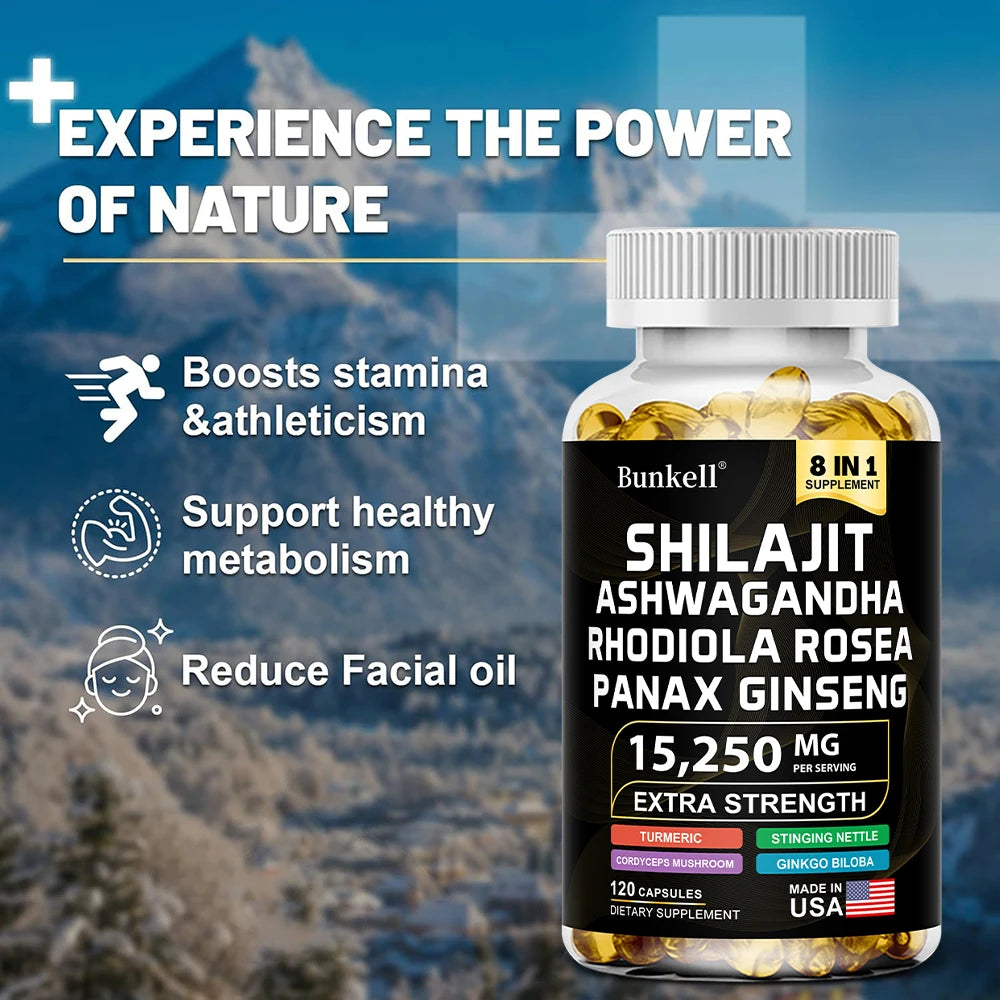 PrimeVital Shilajit – Adaptogen Energy &amp; Vitality Formula