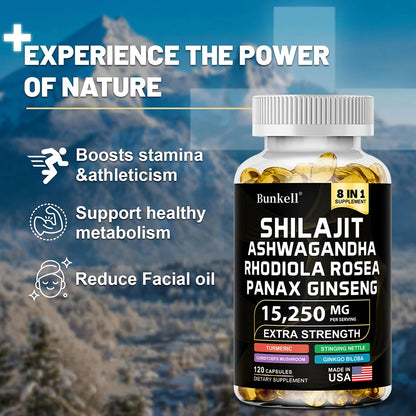 PrimeVital Shilajit – Adaptogen Energy &amp; Vitality Formula